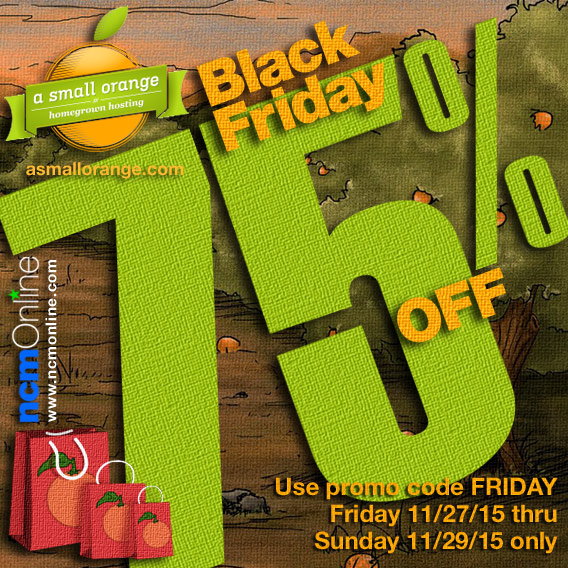 Click for A Small Orange Black Friday Promo Code Discount.