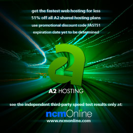 Click for A2 Hosting 51% discount promo code page.