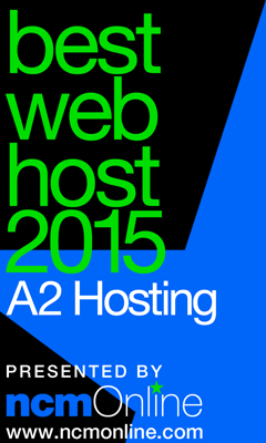 NCM Online 2015 Best Web Hosting logo.