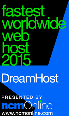 NCM Online 2015 Fastest Web Hosting Worldwide logo.