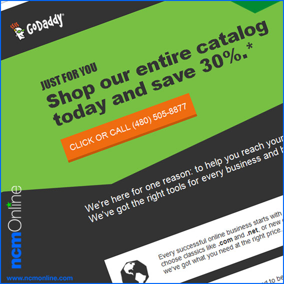 Click for GoDaddy 30% Discount.