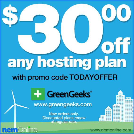 Click for GreenGeeks $30.00 Discount.