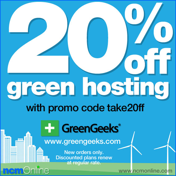 Click for GreenGeeks 20% Discount.