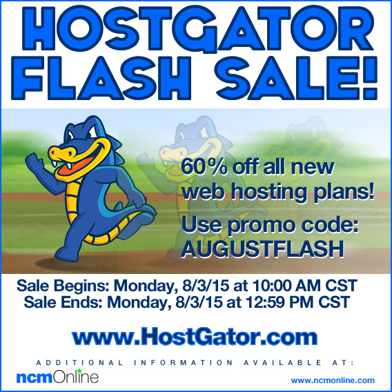60% Off All New Hosting Packages.