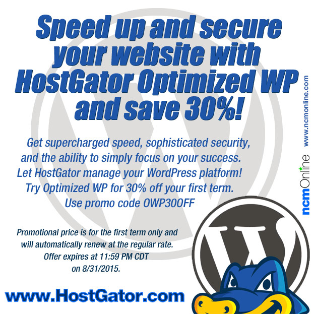 30% Off Optimized WordPress Hosting Packages.