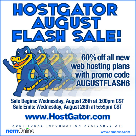 60% Off All New Hosting Packages.