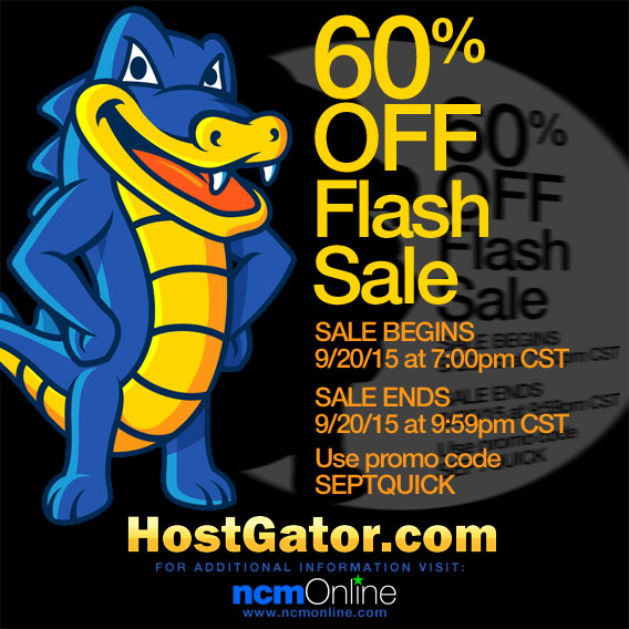 Click for 60% Off at HostGator.com