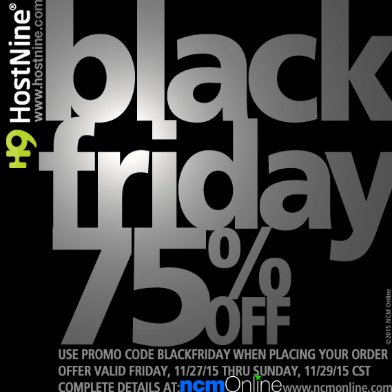 Click for HostNine Black Friday Promo Code Discount.