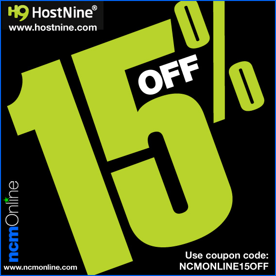 Click for HostNine 15% Discount.