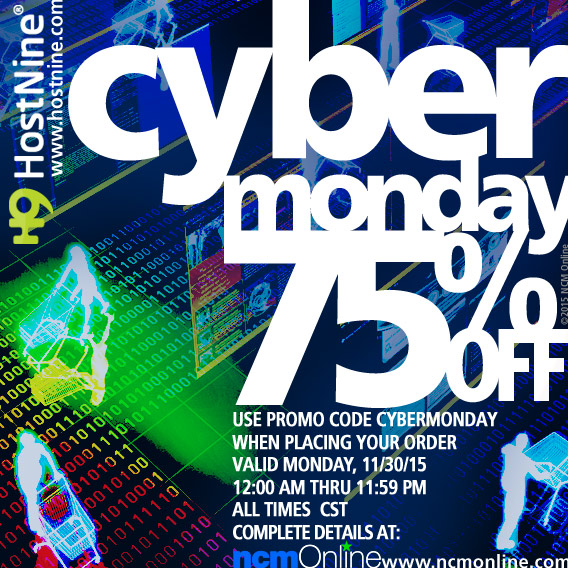 Click for HostNine Cyber Monday Promo Code Discount.