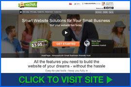 Screenshot of HostPapa homepage. Click image to visit site.