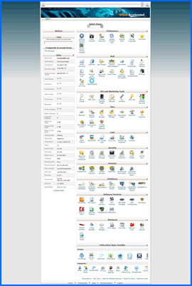 Screenshot of JaguarPC control panel. Click to enlarge.