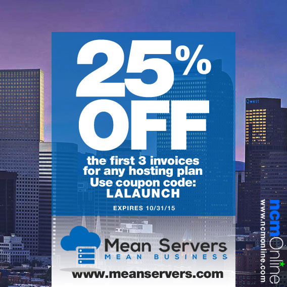 25% off at MeanServers on web hosting plans.