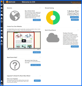 Midphase client hosting interface (CHI). Click to enlarge.