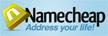 Namecheap logo.