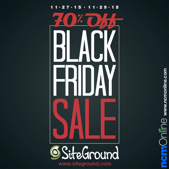 SiteGround Black Friday Sale Discount.