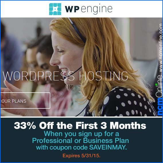 Click for WP Engine 3 Months Free.