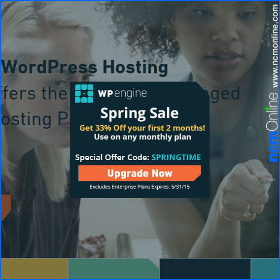 Click for WP Engine 33% Off First 2 Months.